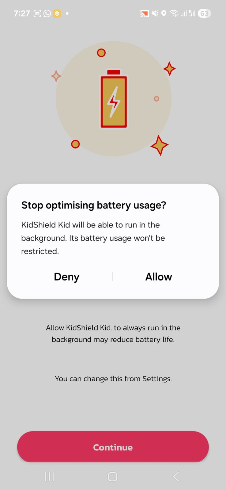 Battery Optimization result